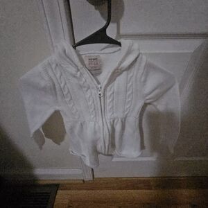 Old Navy White Kids Cable Knit Sweater